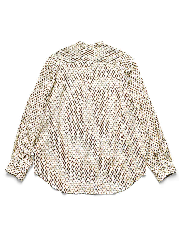 Kapital Linen Chima Crest Stand Shirt (Long Sleeve)