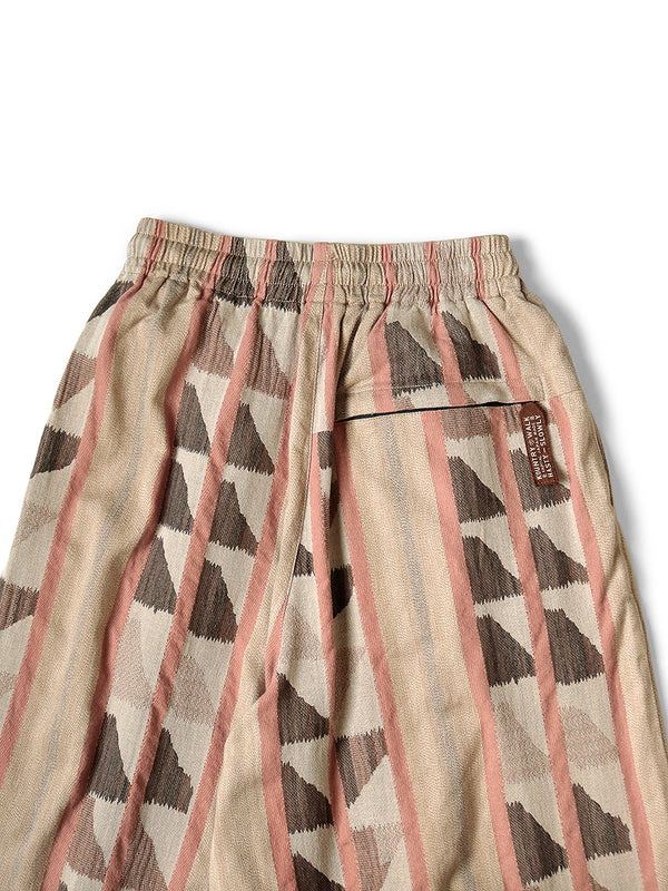 Kapital Cotton Pueblo Stripe Rude Baggy Pants