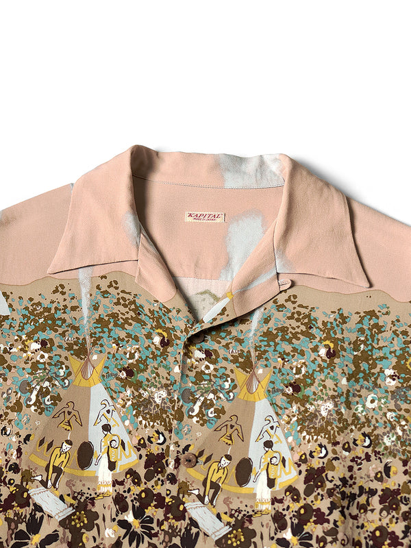 Kapital Rayon Navajoland pt Aloha shirt (short sleeve) 2023