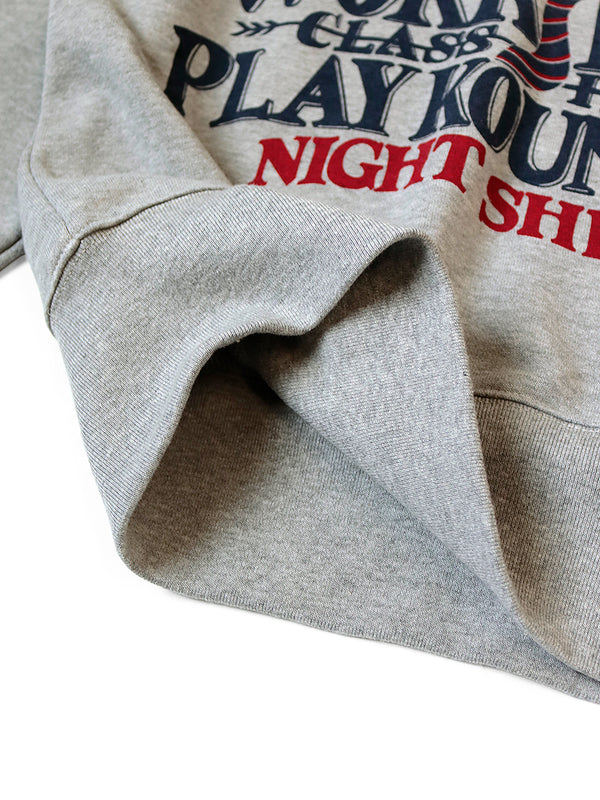 Kapital Inside Fleece Crew Sweatshirt Dinky Type (Night Shift PROFILE RAINBOWY) sweater women