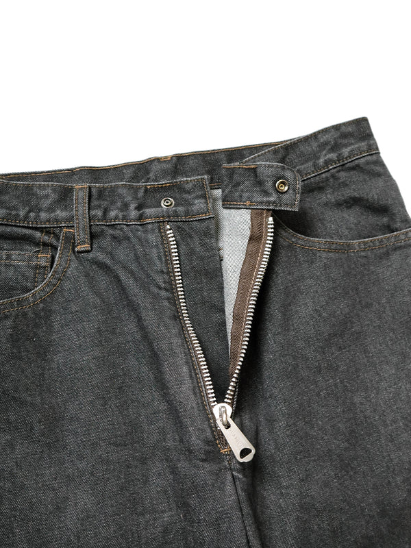 Project Caprice Denim Flared Sweatpants - Pants - PictureDā Inc
