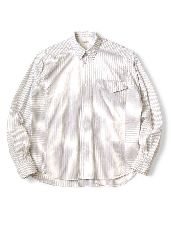 Kapital Cotton striped cabin work shirt  long sleeve