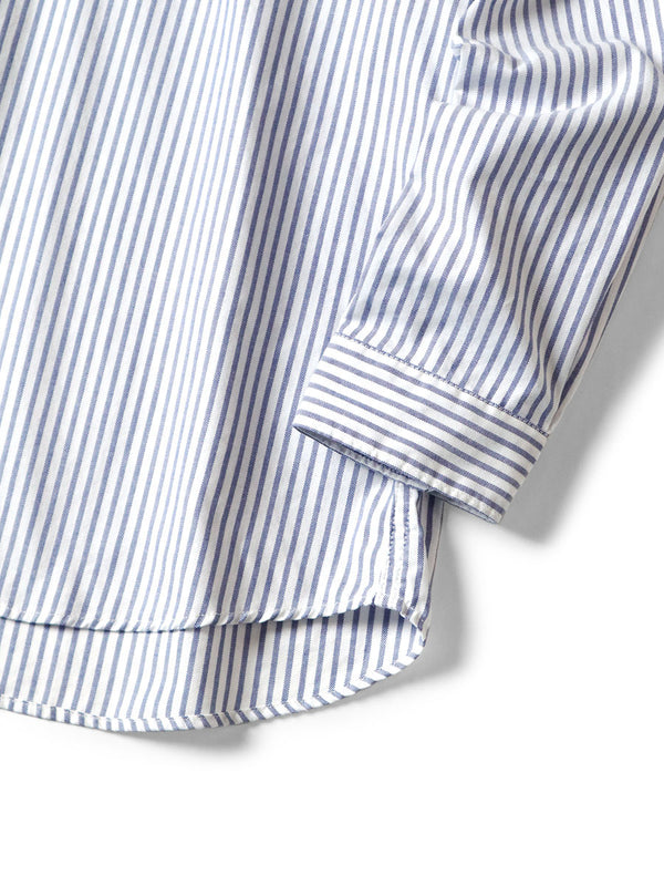 Kapital OX stripe drizzler work shirt long sleeve