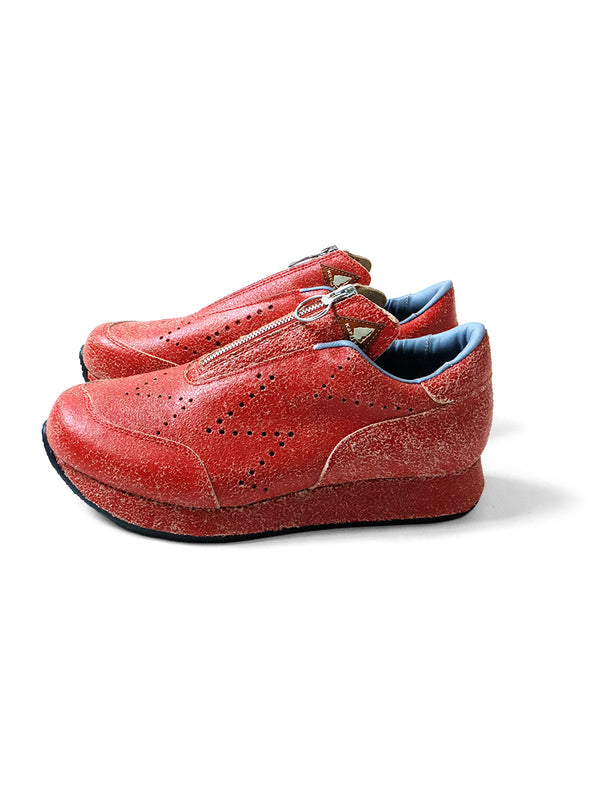 Kapital cracked leather sparrow sneakers shoes