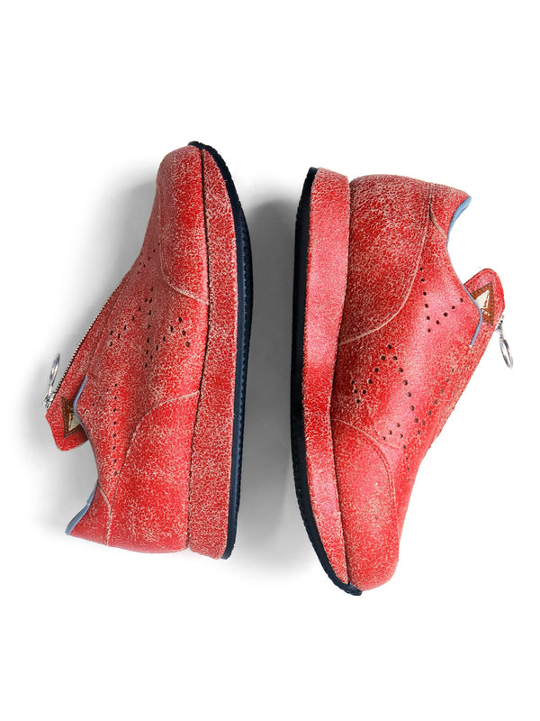 Kapital cracked leather sparrow sneakers shoes