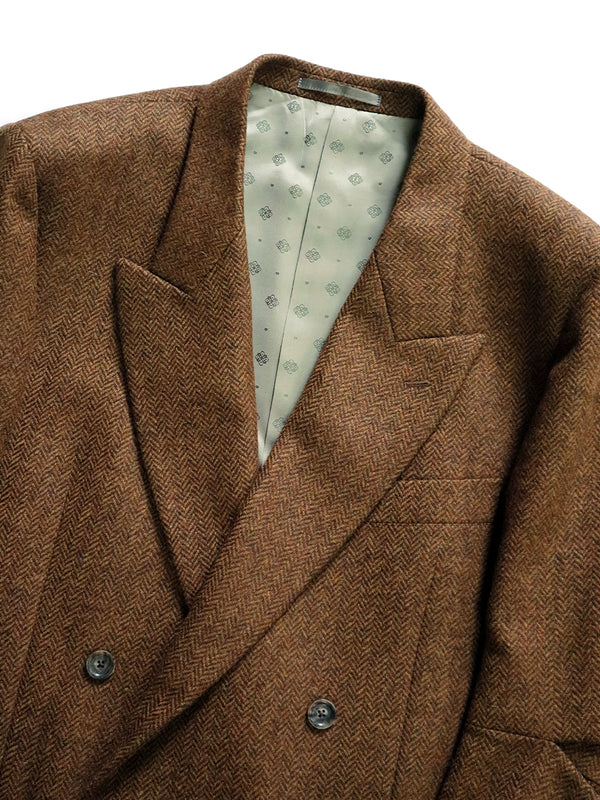 Kapital Herringbone tweed cutout elbow W-JKT Jacket