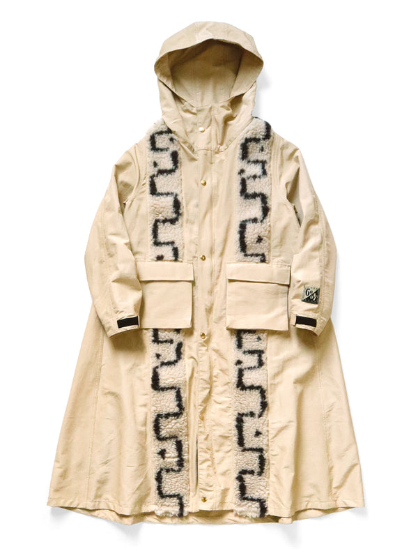 Kapital 60/40 Cross Velvet Bamboo Manpa Coat Jacket