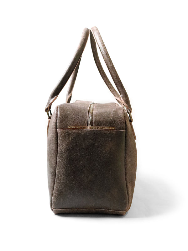 Kapital Crack Leather Fargo Bag