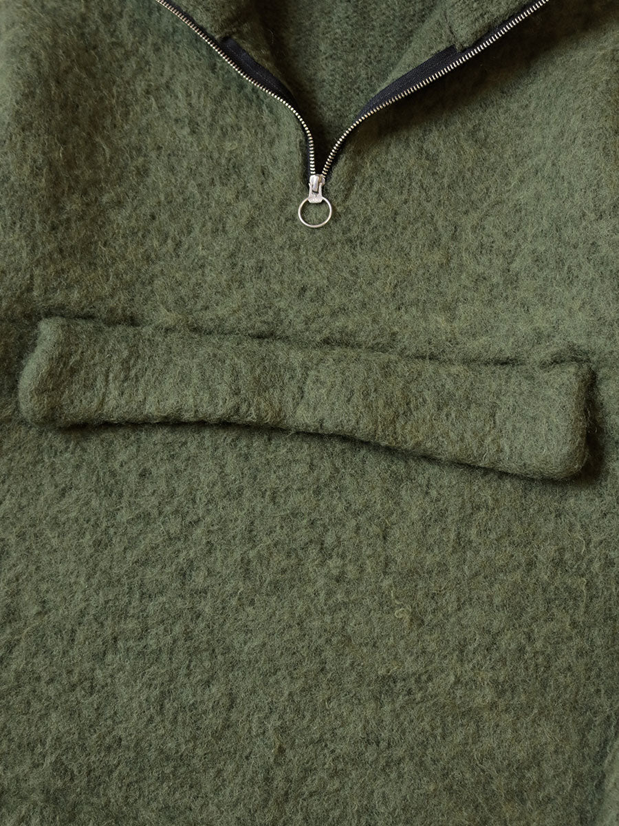 Kapital 5G Mohair Half-Zip Anorak sweater