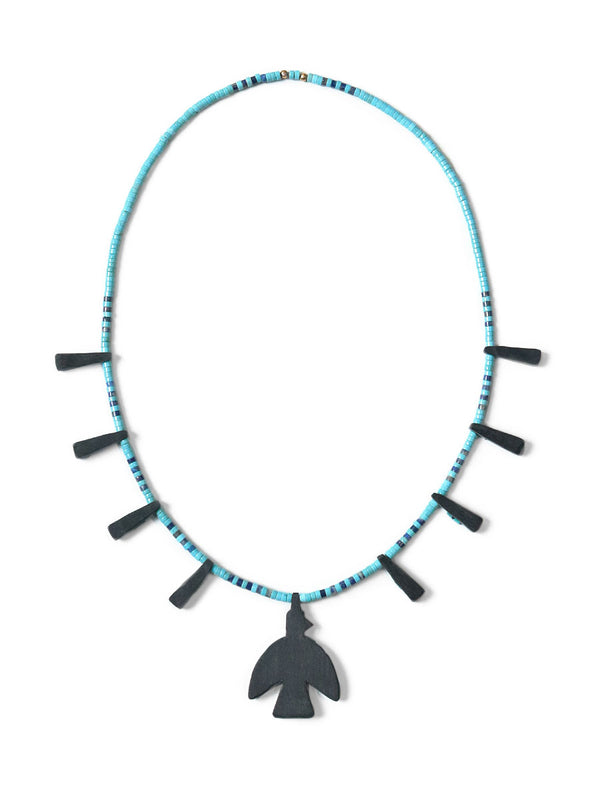 Kapital Santo Domingo Battery Bird Necklace (Magpie)