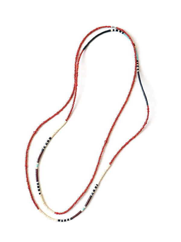 Kapital Santo Domingo Long Necklace (Red)