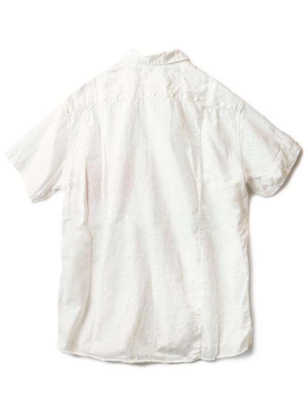 Kapital White OX Harvest Remake Kathmandu Shirt (short sleeves)
