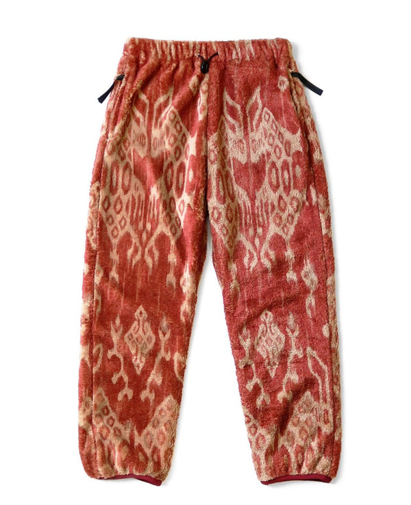 Kapital Java Kasuri Pattern Fleece Easy Pants