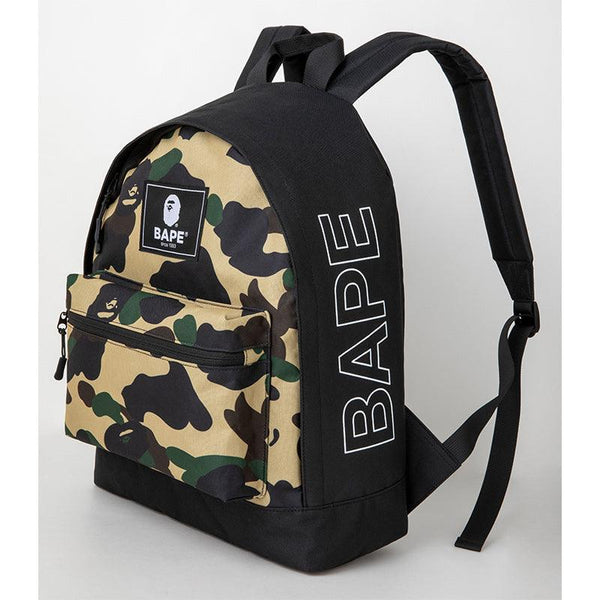 Bape Basic Black Backpack 