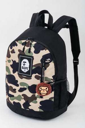A BATHING APE HEAD BAPE Backpack Black Bag Collection 2019 Mook